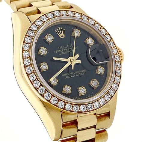 rolex gold diamond dial.